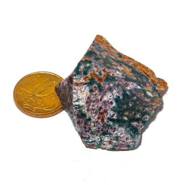 Imagem de 01 Jaspe Sanguíneo Pedra Natural Média 40mm 10 a 30g - CristaisdeCurve