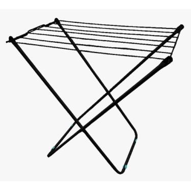 Imagem de Varal Portatil Preto - 9081 - MAXED - Maxeb