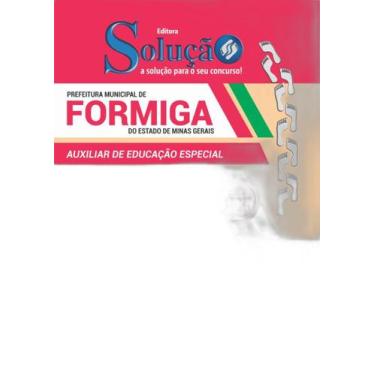 Imagem de Apostila Prefeitura Formiga Mg Auxiliar De Educação Especial - Editora