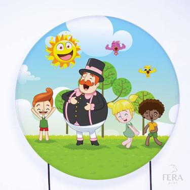 Imagem de Painel Decorativo para Festa 1,80x1,80 metros Vesti Fácil com Elástico Mundo Bita - Fera Print