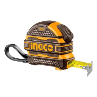 Imagem de Trena 5 Metros Emborrachada Profissional Hsmt08525 Ingco