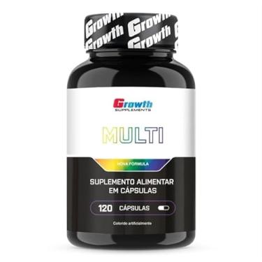 Imagem de Multivitamínico Growth - 120 Cápsulas | Suplemento Completo com Vitaminas e Minerais Essenciais | Energia, Imunidade e Saúde Diária