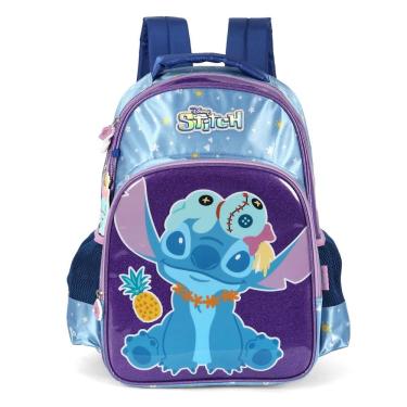 Imagem de Mochila Costas Escolar Stitch Disney 16" Infantil Meninas