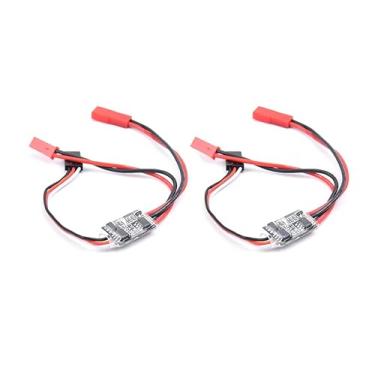 Imagem de YoungRC Controle remoto AUX on/Off 3~30V Alta Corrente RC 20A Relé de Interruptor Eletrônico para RC Drone Carro Caminhão Barco Luz LED Controle de Sinal PWM (2 peças)