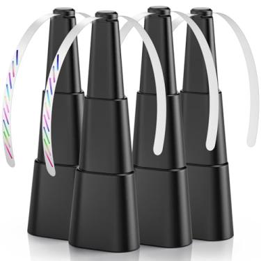 Imagem de Grete Gotye Ventoinhas portáteis alimentadas por bateria para mesas de até 15 horas de tempo de funcionamento, pacote com 4 ventiladores de comida silenciosos internos e externos com gancho