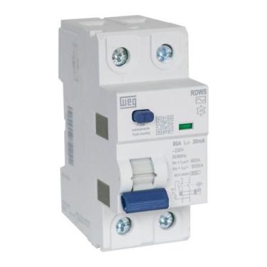 Imagem de Interruptor 80A 30mA DR Diferencial Residual Weg Bipolar