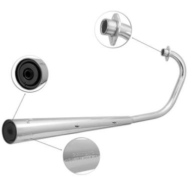 Imagem de Escapamento Esportivo Gemoto Modelo Original Titan 150 Ks Es 2004 À 20