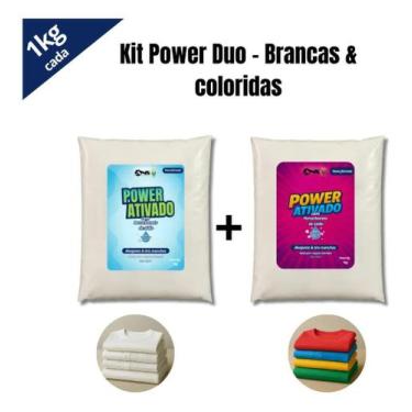 Imagem de Kit 2 Power Tira Manchas Percarbonato Alvejante Sem Cloro 1kg Ans Agrá