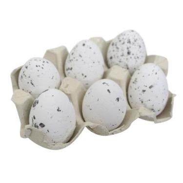 Imagem de Kit Enfeites Decorativo Bandeja De Ovos De Páscoa Isopor - Gici Decor