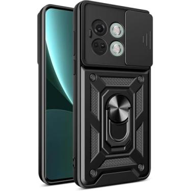 Imagem de Capa Case Moto G75 5G (Tela 6.78) Shield Slider Dupla Camada Com Stand e Anel - Preto