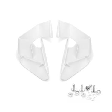 Imagem de GZDLmoto Winglets de motocicleta para S1000RR Kits de carenagem de spoiler de vento fixo de asa de vento aerodinâmico, adequado para BMW S1000RR S 1000 RR 2015-2018 (branco brilhante)