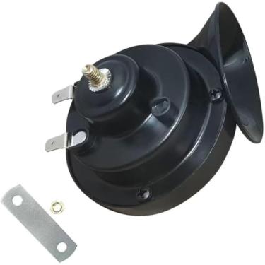 Imagem de Buzinas de trem super altas, buzina elétrica de caracol 12 V à prova d'água durável para carro,