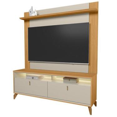 Imagem de Rack Para Sala Com Painel Para TV 70 Pol LED 160cm Naomi L05 Tauari Of