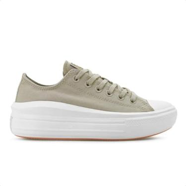 Imagem de Tênis Converse Chuck Taylor All Star Move Feminino (Bege/Branco, BR, Adulto, Numérico, 39)