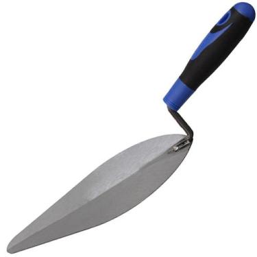 Imagem de Colher de pedreiro canto redondo 10'' cabo emborrachado berg - WESTERN