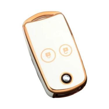 Imagem de Capa De Chave Dobrável Para Carro Honda Civic Accord Jazz CRV HRV CRZ 