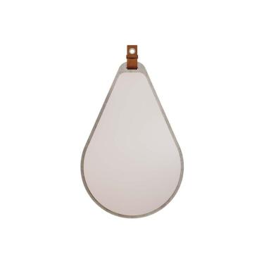 Imagem de Espelheira De Banheiro Gota 50x76cm Cor Cimento - Mgm