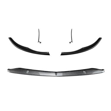 Imagem de Compatível com Mercedes Benz Classe C W205 C205 C63 C63s AMG 2015-2022 Para-choque dianteiro, spoiler, divisor, difusor, kit de carroceria, ajuste(3pcs)