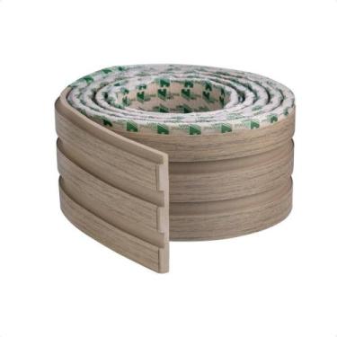 Imagem de Painel Ripado Laminado De Eva Autocolante Flexível Rolo 10mt Linha Mad