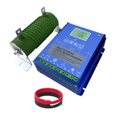 Imagem de 12v,HYZHANHONG 15000W Off Grid Hybrid Wind Solar Controller com Descarregador Auto 12V/24V/48V MPPT Controlador de Carga do Gerador de Turbina Eólica para Casa, Barco, Luz de Rua