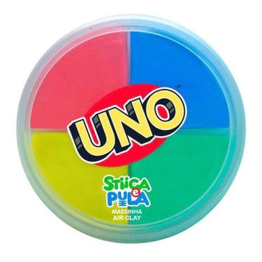 Imagem de Massinha Stiica e Pula Uno com 4 Cores - Doce Brinquedo