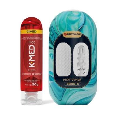 Imagem de Masturbador Big EGG com Gel K-med Hot 15g - ApoloEX