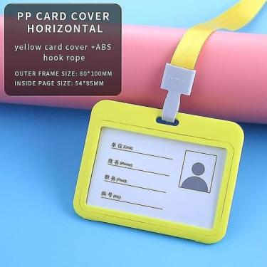 Imagem de Titulares de passe de crachá titulares de cartão de trabalho com corda