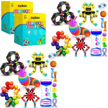 Imagem de Pacote com 30 Fidget Toys Dr.Kbder Sensory para crianças de 5 a 12 ano
