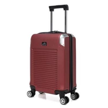 Imagem de Mala De Bordo Viagem PP ABS Rígido Polo One 28 Litros Rodas 360° Reforçada Cadeado TSA-Unissex