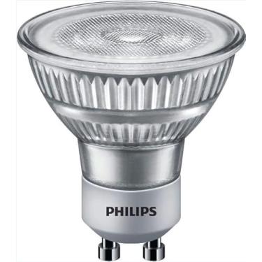 Imagem de Lâmpada Led Philips dicróica 4W (35W) luz branca fria bivolt base GU10