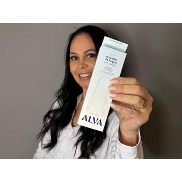 Imagem de Raspador de Língua Alva em Cobre