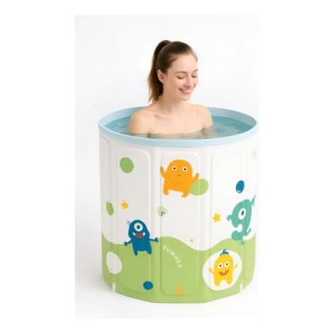 Imagem de Banheira Ôfuro Spa Dobrável Multiuso para Crianças e Adultos 230 litros - MJ BRANDS