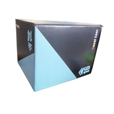 Imagem de RNXRZANK Caixa de Salto Pliométrica 3 em 1, Equipamento Versátil de Exercícios de Salto de Alta Densidade para Treinamento de Força E Agilidade em Academias E, Estilo E