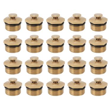 Imagem de HEEPDD Bico de Latão, 20pcs de 1/2 Polegada Bico de Névoa de Bronze de Mangueira de Latão e Névoa de Resfriamento para Refrigeração para o Jardim de Jardim de de Nan Nan
