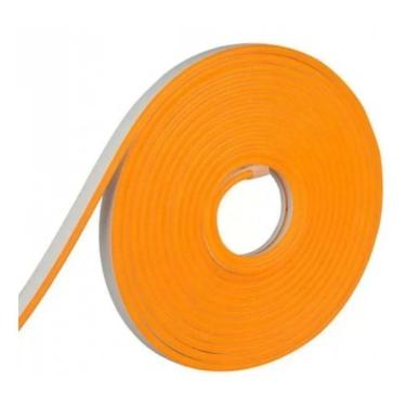 Imagem de Fita Led Mangueira Neon 5 Mts Iluminação Silicone Flexível Corte 2.5 Cm - Laranja