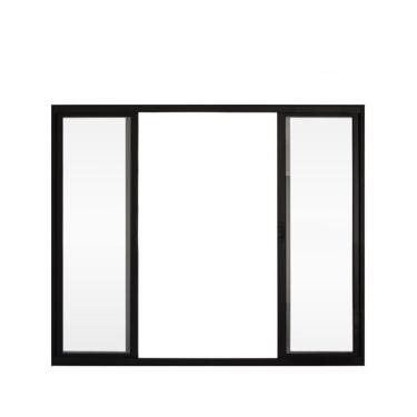 Imagem de Janela De Correr 4 Folhas S/ Grade Alumínio Preto 1.00 X 1.50 Linha Modular - Hale