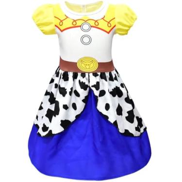 Imagem de Dressy Daisy Fantasia de vaqueira fantasia fantasia de Halloween Natal festa de aniversário para bebês meninas tamanho 18 24 meses