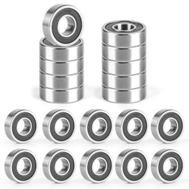 Imagem de Bearing Donepart R6-2RS, pacote com 20, 6,35 x 15,88 x 4,98 mm, com ve