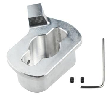 Imagem de MEMOEO Bucha de dobradiça de porta traseira de alumínio atualizada 93470-ZH000 compatível com Nissan Titan 2005-2024, lado traseiro do passageiro