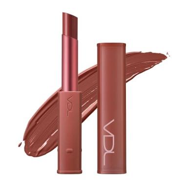 Imagem de VDL Batom Lip Stain Comfort Slip 12, Extra Shot - Batom leve, fosco e suave para conforto sem esforço. Cor labial vibrante e duradoura (2,6 g) | Maquiagem coreana