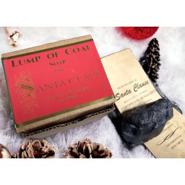 Imagem de WFG WATERFALL GLEN SOAP COMPANY, LLC, sabão de carvão com manteiga de cacau, sabonete corporal, sabonete natural, sabonete vegano