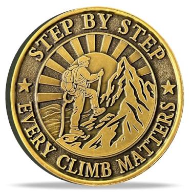 Imagem de Recovery Coin - Inspirational Sober Coin, Motivational Challenge Token, Unique Gift for Sobriety Support, Encouragement & Milestone Celebrations