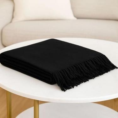 Imagem de Manta Para Sofá Cama Kit 300M x 180M Metros King Super Gigante 100% Algodão Premium,manta para sofá,capa para sofá(Preto)