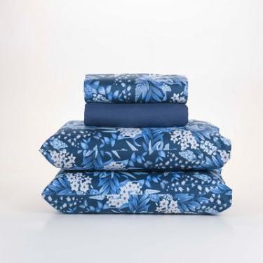 Imagem de JG CAMA SOLTEIRO MICROPERCAL FLORAL 3 PEÇAS ANDREZA