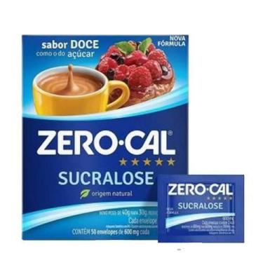 Imagem de Adoçante em pó Sucralose Zero-Cal 50 sachês 600mg