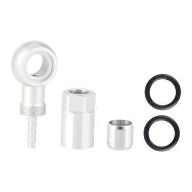 Imagem de KiBcsLic Acessórios para Freio Hidráulico de Bicicleta, Banjo, Mangueira de Freio a Disco, Manga, Conjunto de Acessórios para Câmara de Ar de Bicicleta, Prata