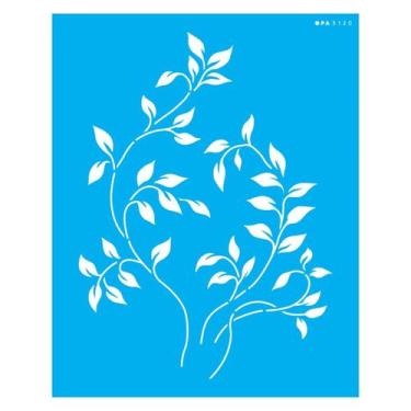Imagem de Stencil de Acetato para Pintura 20x25 cm OPA - 3120 - Folhas IV