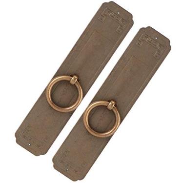 Imagem de HEEPDD Puxador de Estilo Chinês, Puxadores, Puxadores de Gaveta de Metal Duráveis ​​para Armários de Cozinha, Móveis, Guarda-roupas Puxador de Estilo Chinês, de Bronze retrô para Renovação de Casa