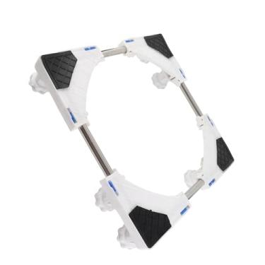 Imagem de Zerodis Suporte de Base Ajustável para Máquina de Lavar, Suporte Resistente de 8 Pés para Secador, Geladeira, de Item de para Eletrodomésticos (Altura da almofada de 8 pés tipo D)