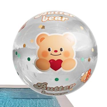 Imagem de Bolas de praia para crianças – Brinquedos de piscina infláveis transparentes de 50 cm – Brinquedo aquático ao ar livre para crianças, adultos, férias na praia, reuniões, quintal, parque, acessório de